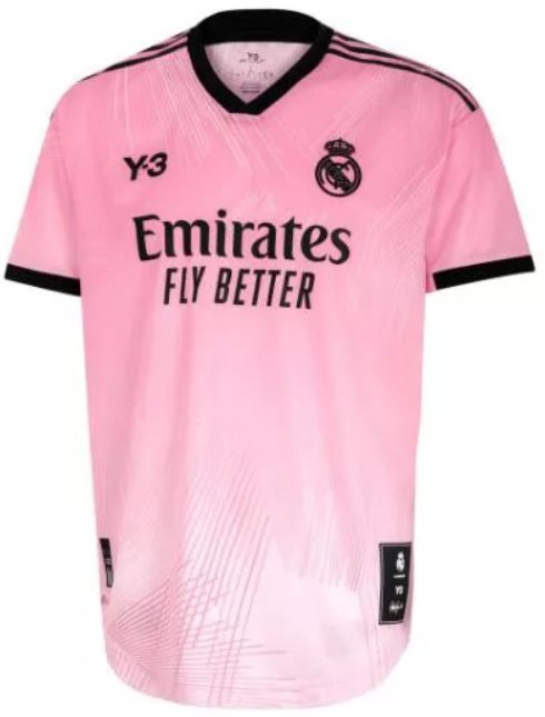 Camisa Real Madrid 2021 2022 Y-3 oficial rosa 